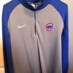 Nike Chicago Cubs half zip shirt